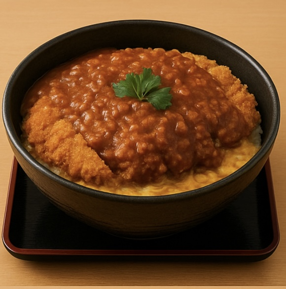 ミートソースかつ丼